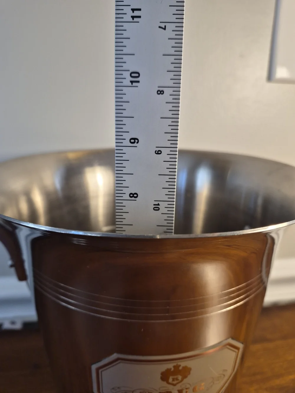 Krug Art Deco Style Champagne Ice Bucket with Side Handles,Argit France
